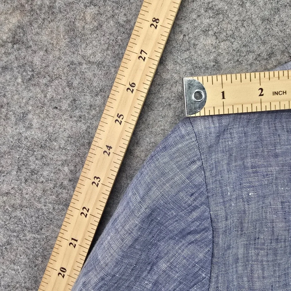Jos A Bank 1905 Mens 50 Long Blue Linen Tailored Fit 2 Button Blazer Sport Coat